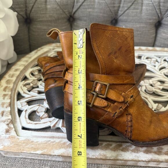 Freebird by Steven Saint Brown Leather Ankle Boots Women’s 6 - Picture 8 of 8